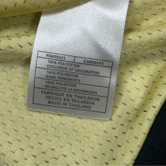 Nike Mesh Jacket Basketball Full Zip Coat Dull Yellow Kangaroo Pockets Hooded - Picture 7 of 7